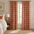 100% Linen Semi Sheer Curtain Single Panel-1461750080-1461750084