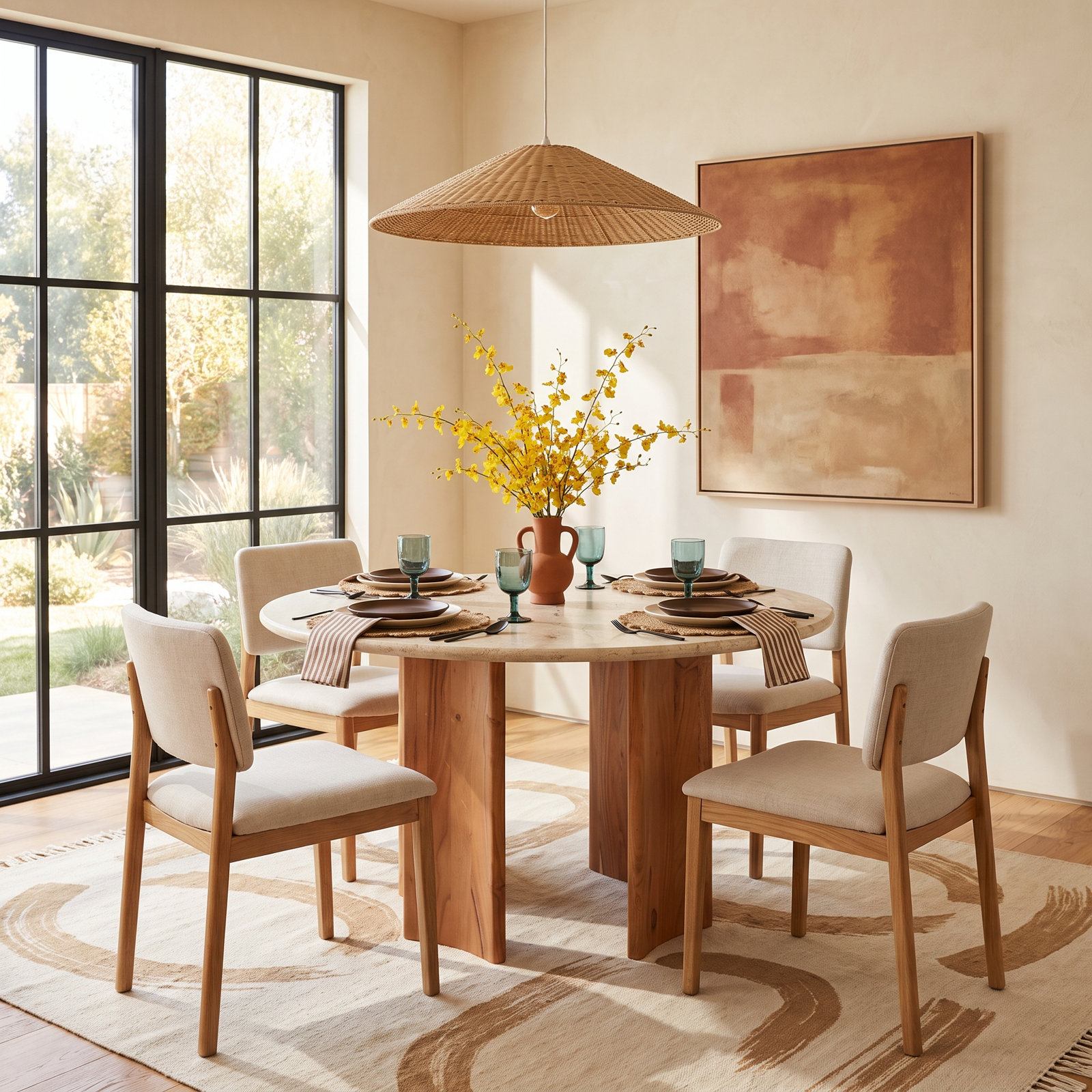 Catalena 47'' Round Dining Table