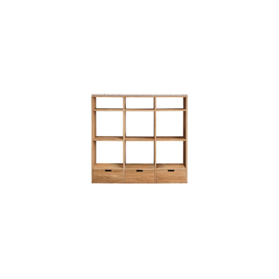 Miho Solid Wood Bookcase
