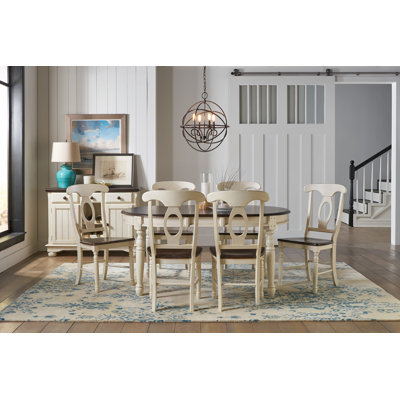 Letizia 8-peice Solid Wood Dining Set with Sideboard