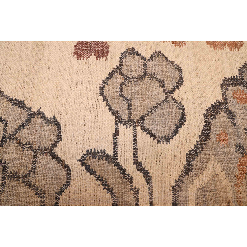 Palas Denizli Cream Kilim 5'7" x 7'7"