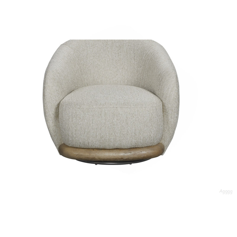 Chaise pivotante en bois - plume d'Amazonie