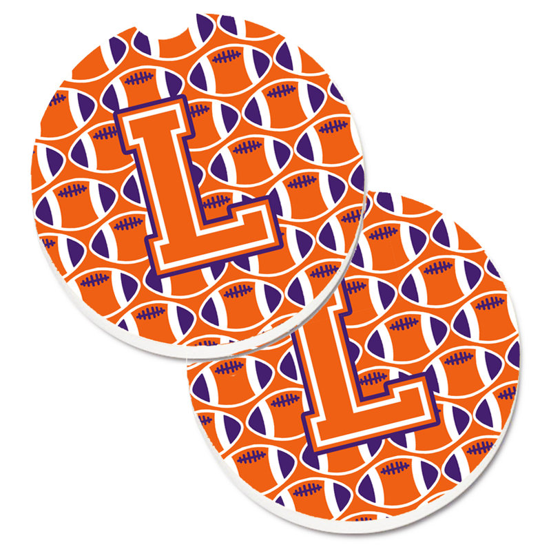 Sous-verre de football, L, Orange / tenue cérémonielle