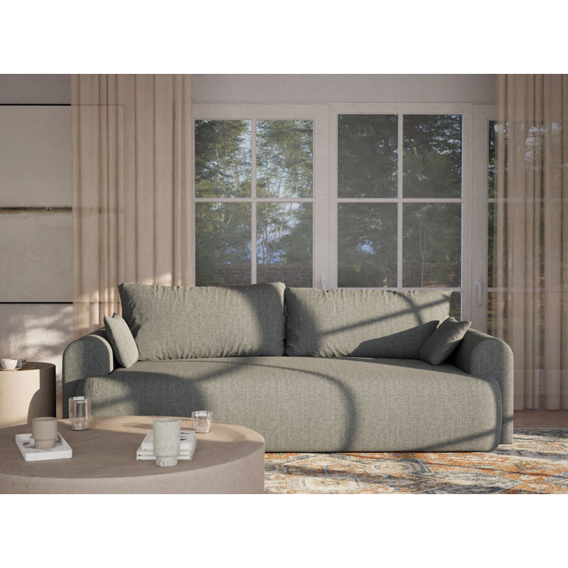 3 Seater Sofa, Blue Grey