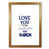 Honey Oak Frame selected
