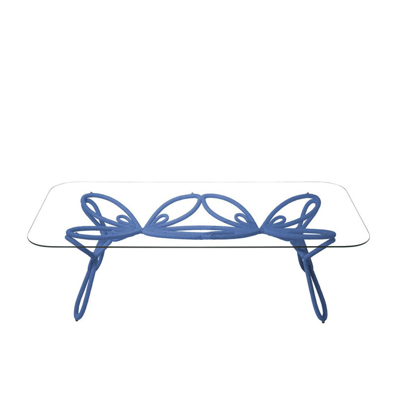Corda Dining Table, Indigo