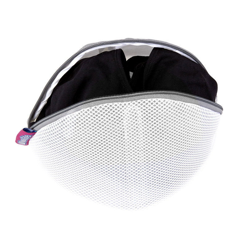 White Mesh Polyester X-Large Bra Wash Bags, Set of 2