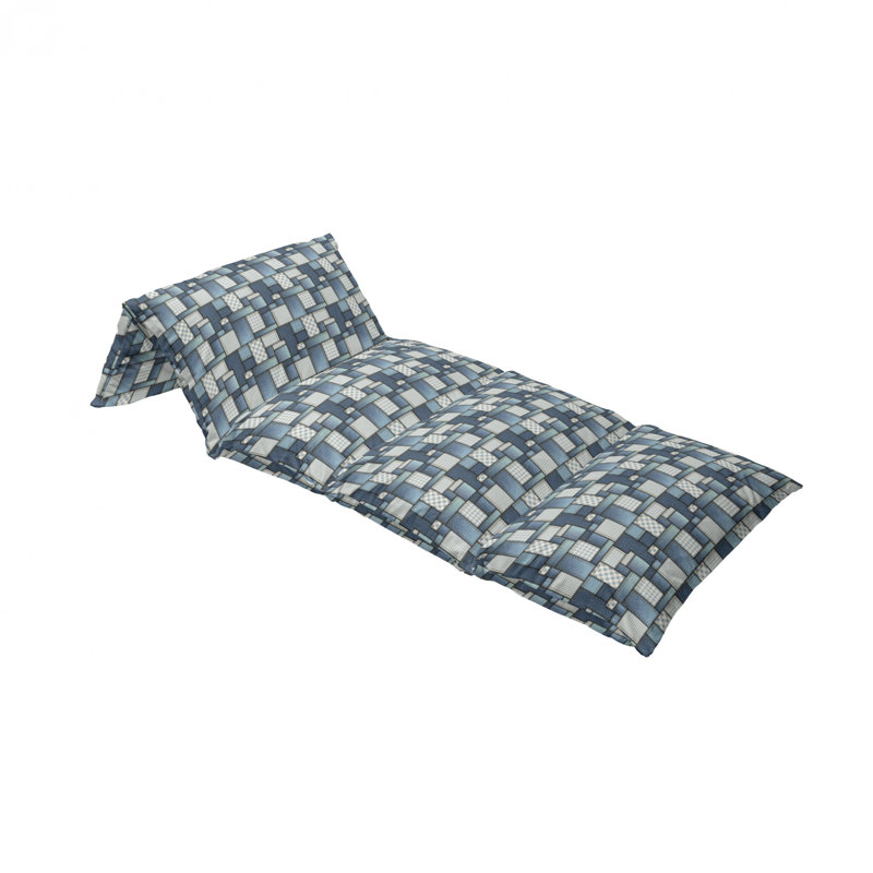 Housse de coussin d'extérieur Denim Motif, H 2 po x l 27 po x P 88 po