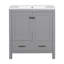 Meuble-lavabo simple avec plateau Hymir 30,01-297457296