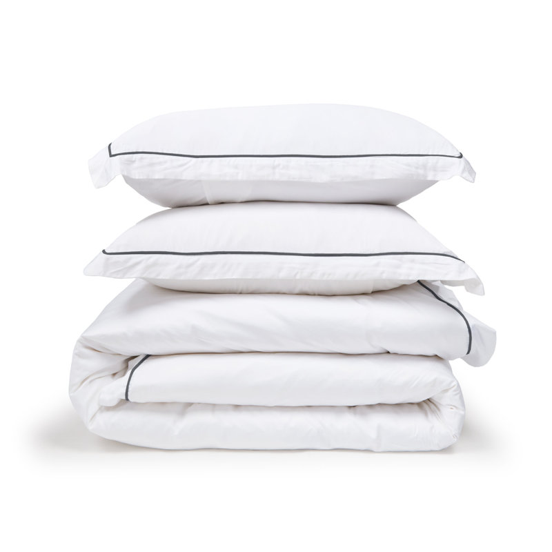 Sheena Duvet Cover, French Blue, Twin Duvet Cover + 1 Standard Sham