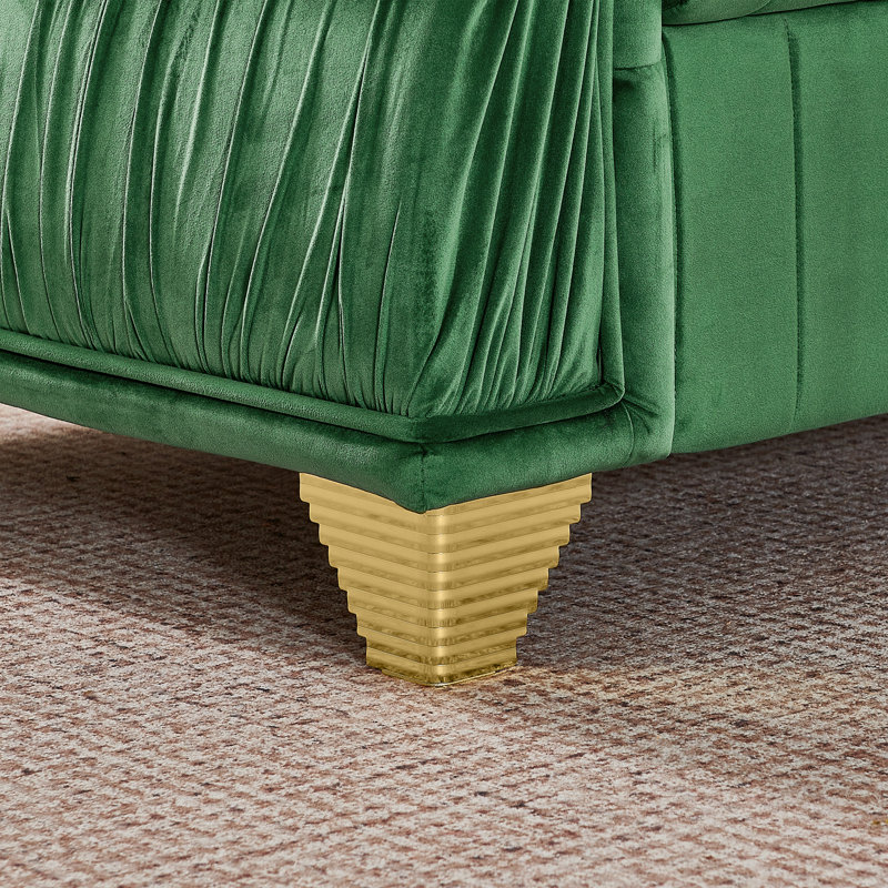 Causeuse Modern Sofas en velours 61,8 pouces