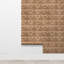 Panneau de papier peint en tissu finement tissé 24 po x 96 po «Natural Texture» par Casa Fine Arts