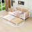 Wooden Daybed with Trundle and Durable Construction-1096017151-1096017150