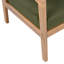 Canapé d'extérieur moderne en bois d'acacia 3 places avec coussins épais et dossier courbé Airwyn-126063200