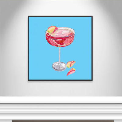 «Straker - Sparkling Rose Gin Cocktail», reproduction carrée par Straker