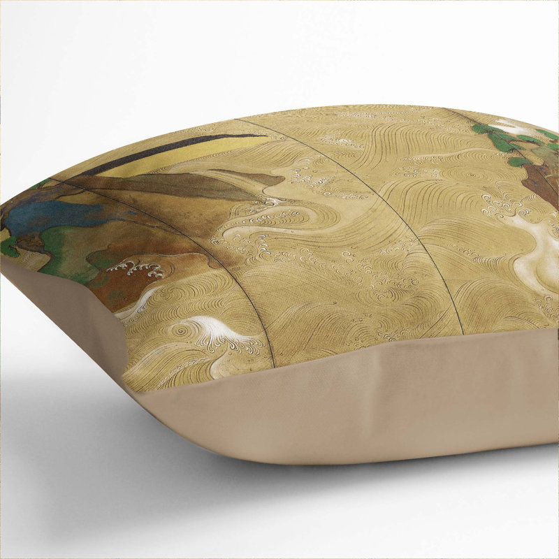 Square Throw Cushion, Stone, 40cm H x 40cm W x 15cm D