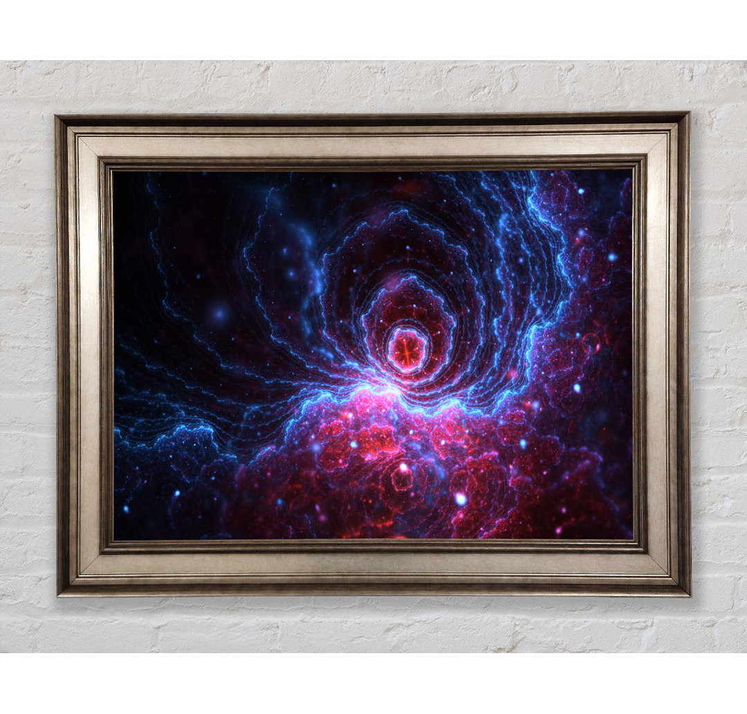 Swirl into the Black Hole - Einzelne Bilderrahmen Kunstdrucke