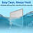 Erivess 8000 BTU Portable Air Conditioners Quiet Portable Cooling AC Up to 400 Sq.Ft. with Dehumidifier