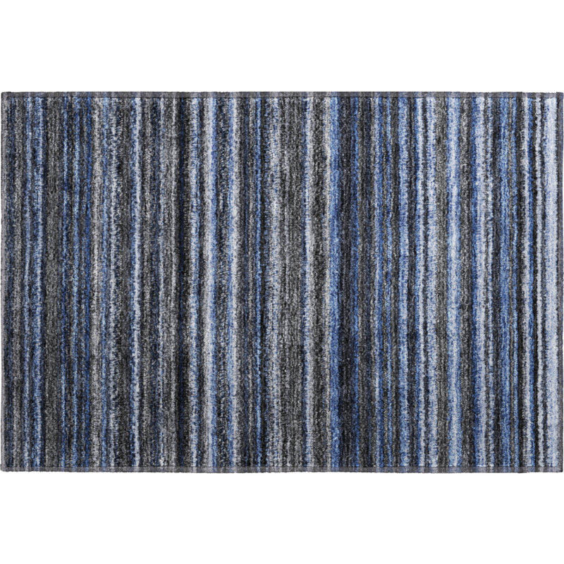 Premium Machine Washable Cerrito AMF598 Blue Rug, Rectangle 1'8" x 2'6"