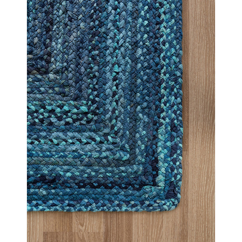 Branton Cotton Southwestern Indoor Rug, Rectangle 4' x 6'