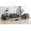Ensemble de salon en velours 3 pièces Dorise-993850149