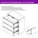 Hauge 35.5''W × 18"D Heavy-duty 3-drawer Lateral Filing Cabinet with Lock for A4/Letter/Legal Size