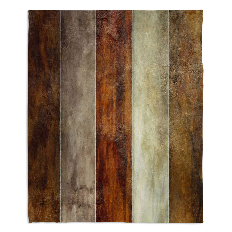 Couverture douce en sherpa, 68 po x 80 po, Brun