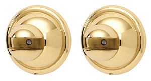 Yale Shelf Brackets Only, Polished Brass