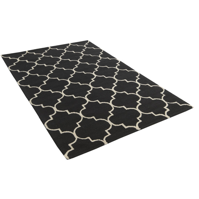 Tapis noir Otto