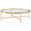 Vienna Large Round Coffee Table - Glass Top
