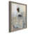 Toile avec cadre gris