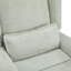 Fauteuil inclinable à oreilles pour salon, pivotant à 360 degrés, base dorée, inclinaison électrique par bouton-poussoir, assemblage requis