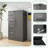 metal frame File Cabinet with 2 Drawers and 1 door-113661695