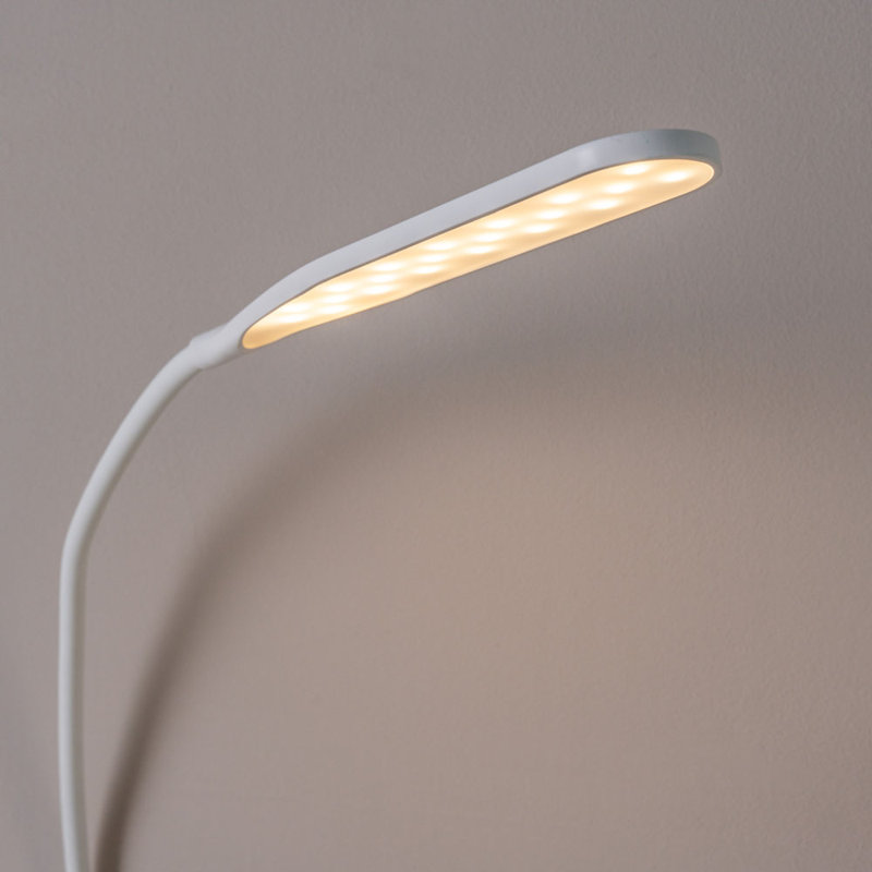 Ceona Clip On Lamp, White