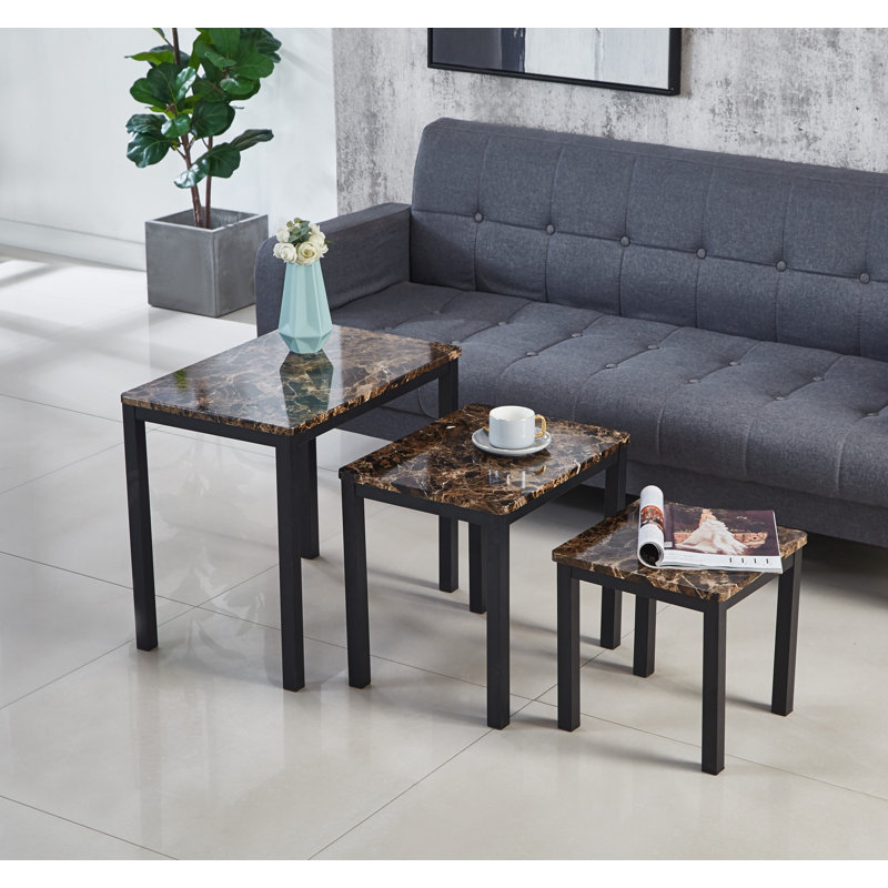 Calven Nest Of Tables, Brown