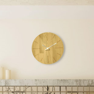 Solid Wood Wall Clock