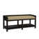 Glinda Wicker Shelves Storage Bench