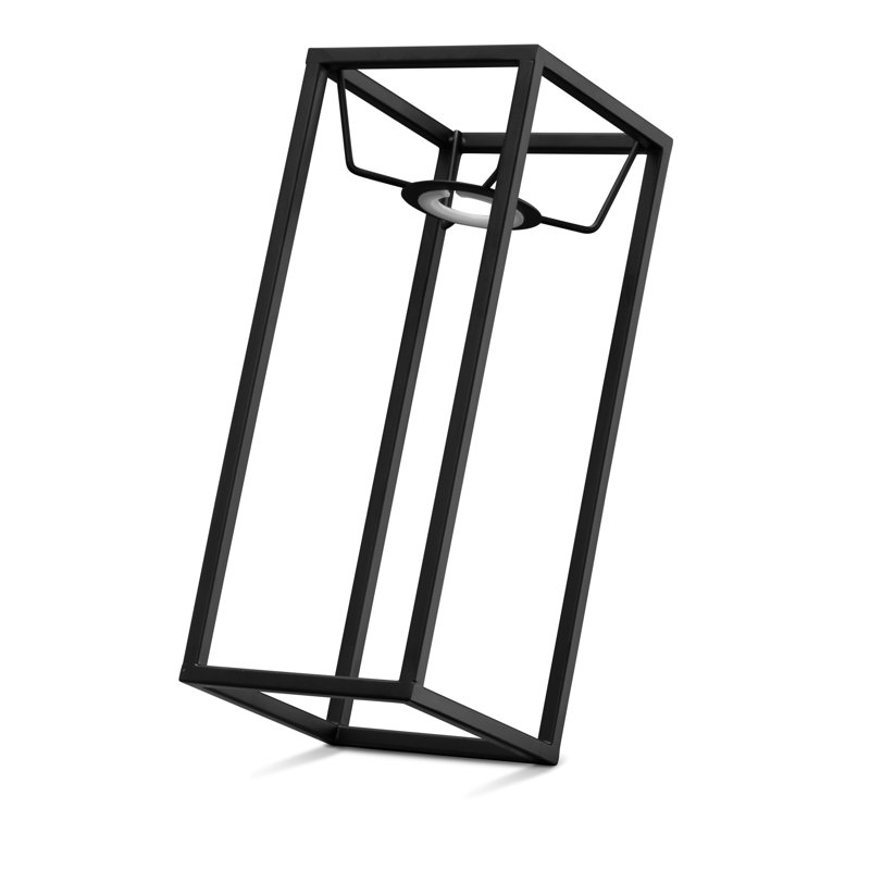 QUATTRO 28cm H Metal Pendant Shade ( Uno ) in Black