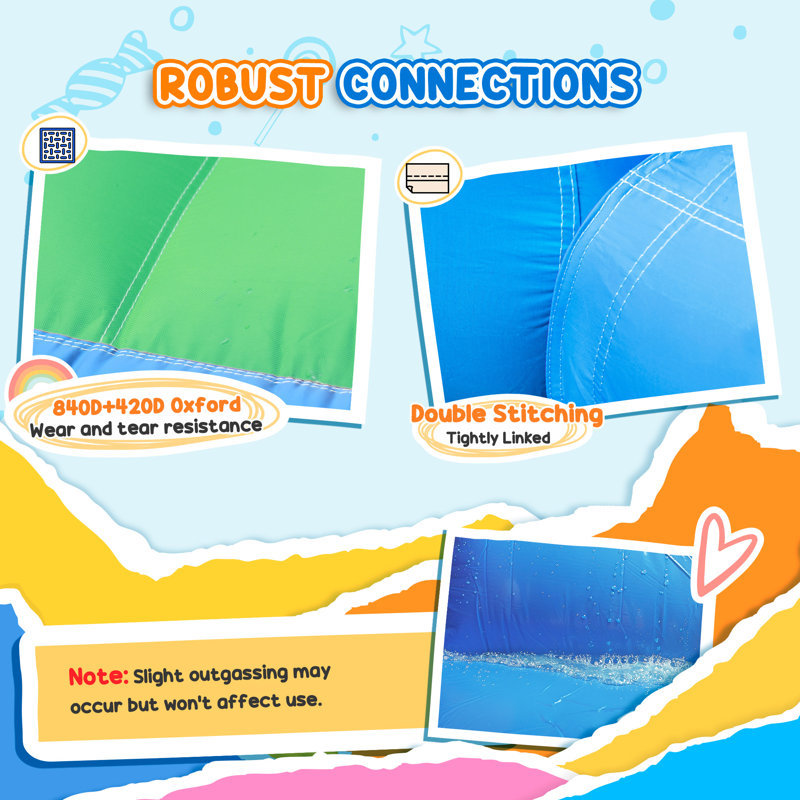 4 in 1 Inflatable Bounce House, Bouncy Castle with Blower