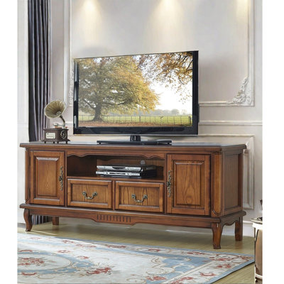 American solid wood style TV stand