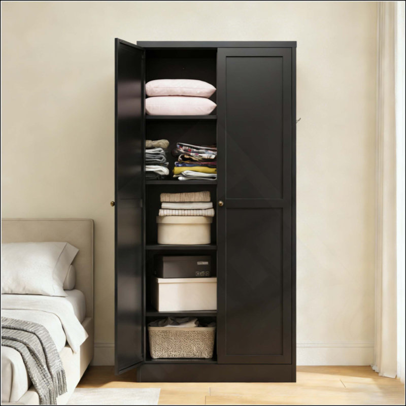 Rangement réglable en métal pour garde-manger avec 4 tablettes, organisateur de garde-manger autoportant robuste pour la cuisine, le garde-manger et le salon