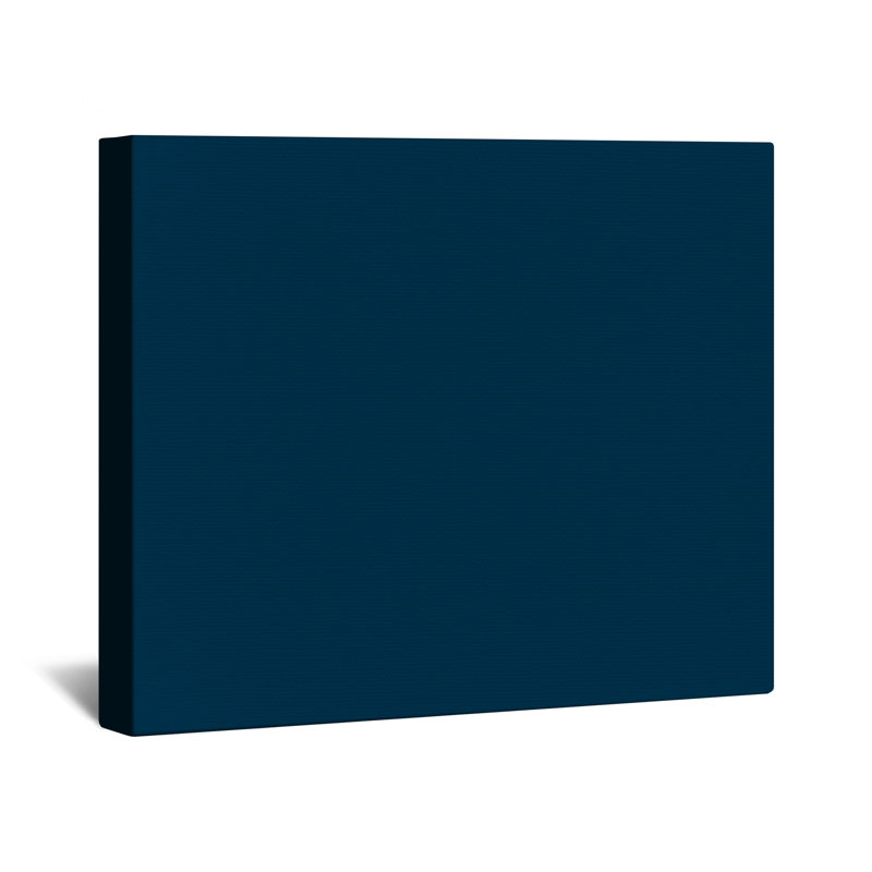Toile tendue sur fond uni bleu sarcelle en plusieurs tailles, 12 x 12 pouces