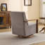 Fauteuil pivotant rembourré de 30,8 po de largeur Ynes-1655891749