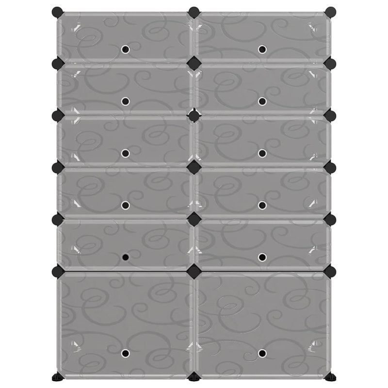 12 Pair Shoe Rack