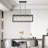 Dionna 4 - Light Dimmable Rectangle Chandelier-1235979891