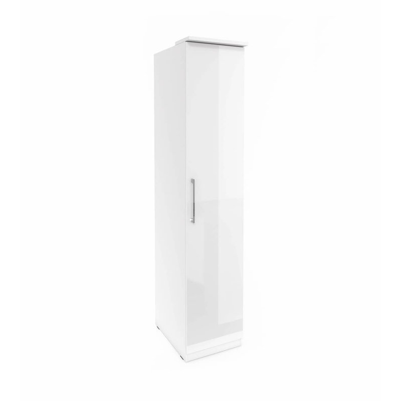 Brysin 1 Door Manufactured Wood Wardrobe