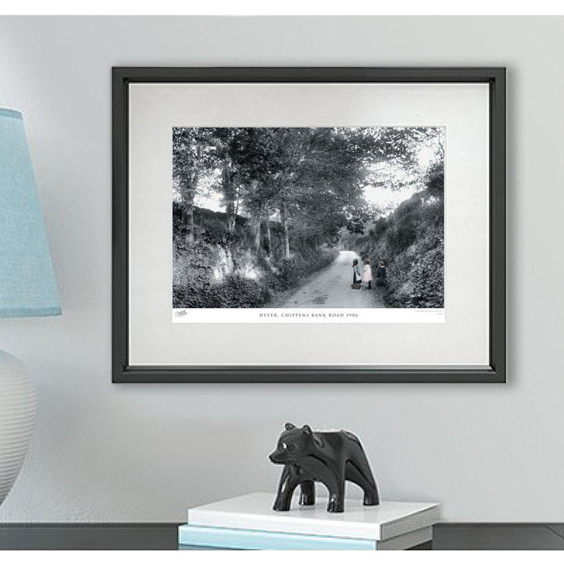 Hever, Chippens Bank Road 1906 by Francis Frith - Single Picture Frame Print, 60cm H x 80cm W x 2.3cm D