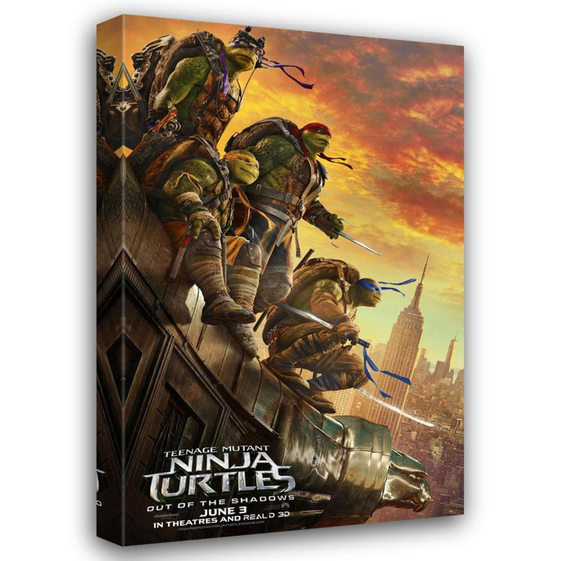 Teenage Mutant Ninja Turtles, 40" H x 26" W