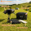 Orion Portable Tri-Pod Tent Stove in Black