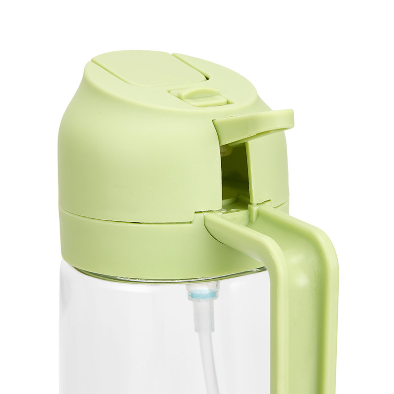 Single Oil / Vinegar Cruet, 20cm H x 8.9cm W x 8.9cm D, Green